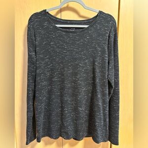Speckled Long-Sleeve Top